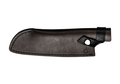 Leather Forged Santoku 18 cm Hoes 