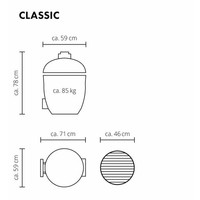 thumb-Monolioth Grill Classic BBQ Guru Pro-Serie 2.0 - Black Standalone-2