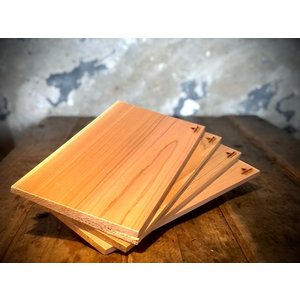 Koken op hout Cedar plank Xtra-large 19x40cm - Rookoven Bestel hier online rookovens, barbeques en accessoires!