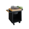 OFYR Ofyr Kamado Joe Table Black 65 PRO Teak Hout