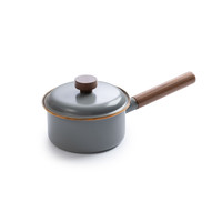 thumb-Barebones Emaille Saucepan Stone Grey-6