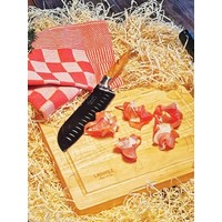 thumb-Luxury Line Santokumes met olijfhouten Snijplank-3