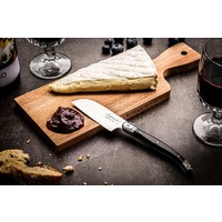 thumb-Acacia plankje met zwart Santoku kaasmes-3
