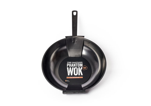  The Bastard Phantom Wok met handvat Carbon Steel 