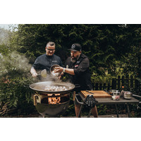 thumb-BBQ pan set voor de smokin' pizzaring-2
