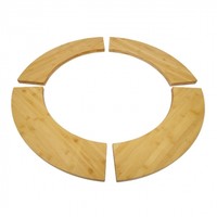 thumb-Bandit Fireplace set cortenstaal inclusiefBBQ plancha en planken-2