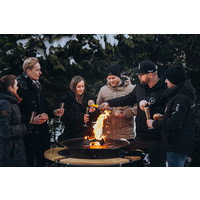 thumb-Bandit Fireplace set cortenstaal inclusief bbq planken-5