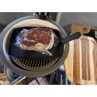 thumb-Grill / Serveer Pan met Plank en Houder Large-4