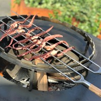 thumb-Churrasco Forged Vork Spies 70 cm-5