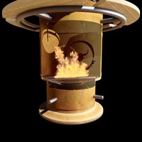 thumb-Bandit Fireplace set cortenstaal inclusief bbq planken-9