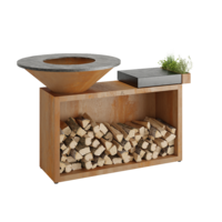 thumb-Island 85 Corten Ceramic Dark Grey-1