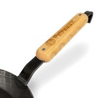 thumb-Houten Handvat voor Smeedijzeren Pan-1