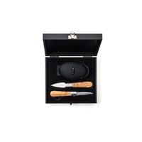 thumb-Luxury Line Oester Geschenkset Olijfhout-1