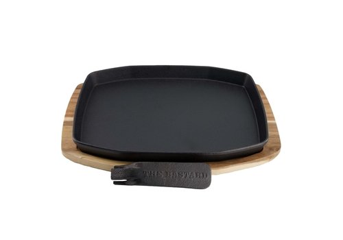  The Bastard Grill / Serveer Pan met Plank en Houder Medium 