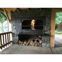 thumb-Afrikaanse Braai 1200 Spitbraai Inbouwmodel-7