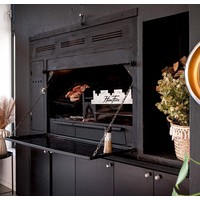 thumb-Afrikaanse Braai 1200 Spitbraai Inbouwmodel-8