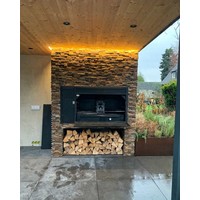 thumb-Afrikaanse Braai 1200 Spitbraai Inbouwmodel-9