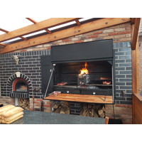 thumb-Afrikaanse Braai 1500 Spitbraai Inbouwmodel-11
