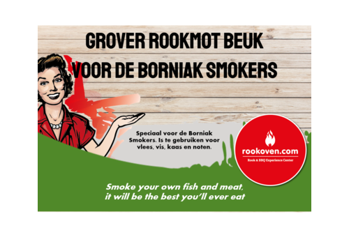  Rookoven.com Rookmot Beuk voor de Modena/Borniak 5kg (Grover Rookmot) 