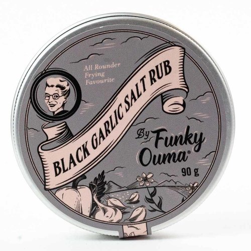 Funky Ouma Black Garlic Salt Rub Travel Tin 90gr 