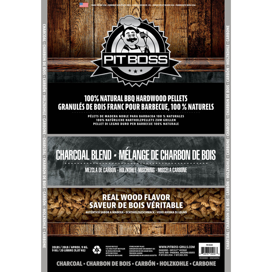 Pit Boss Pellets Charcoal Blend 9kg Rookoven of barbecue kopen