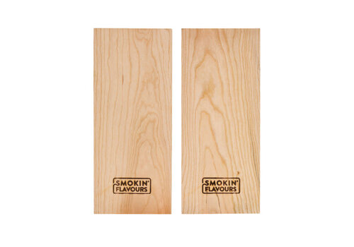  Smokin' Flavours Kersenhouten Planken (set van 2) 30 x 12,5 x 1 cm 