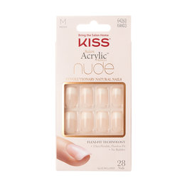 Kiss Acrylic French Nude Nails - Cashmere