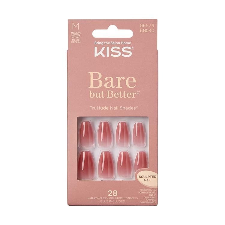 Kiss Bare But Better Nails - Nude Nude