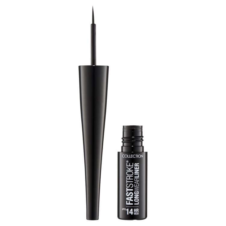 Collection Collection Eyeliner Fast Stroke Long Wear – Zwart – 14u houdbaar – Ultrafijne applicator