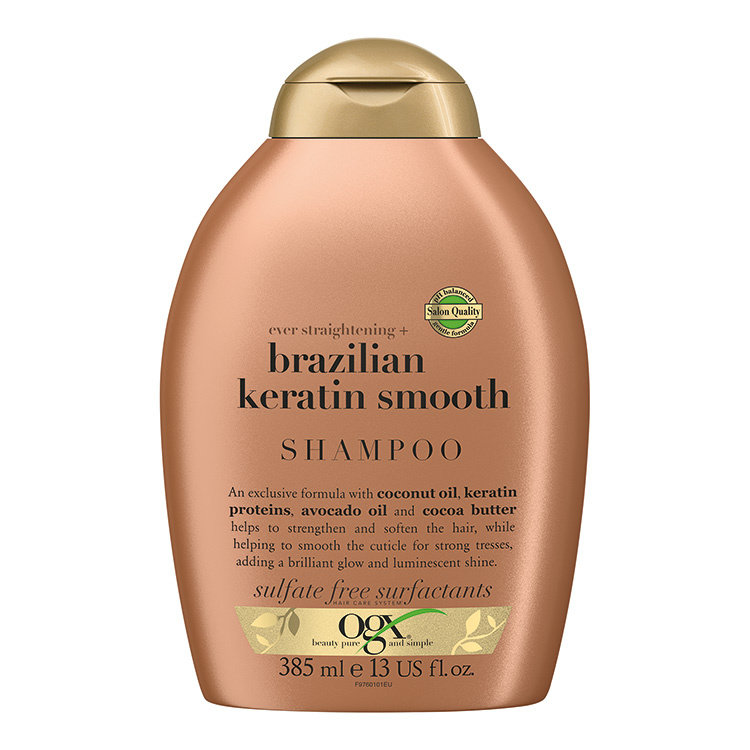 OGX  Ever Straight Brazilian Keratin Smooth Shampoo 385ml