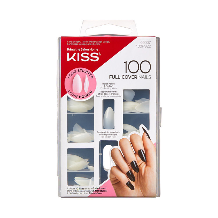 Kiss 100 Full Cover Nails - Stilettos