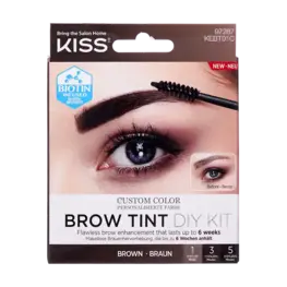 Kiss Brow Tint Kit - Brown