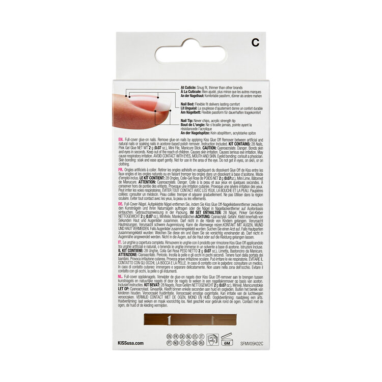 Kiss Salon Acrylic French-Je T'Aime