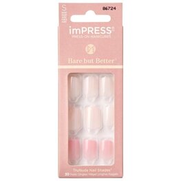 Kiss Kiss imPRESS Bare but Better Nails Effortless Finish
