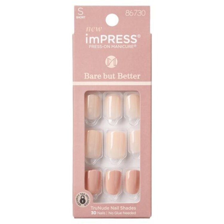 Kiss Kiss imPRESS Bare but Better Nails Simple Pleasure