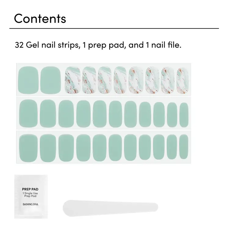 Dashing Diva Dashing Diva - Gloss Strips - Tea leaves