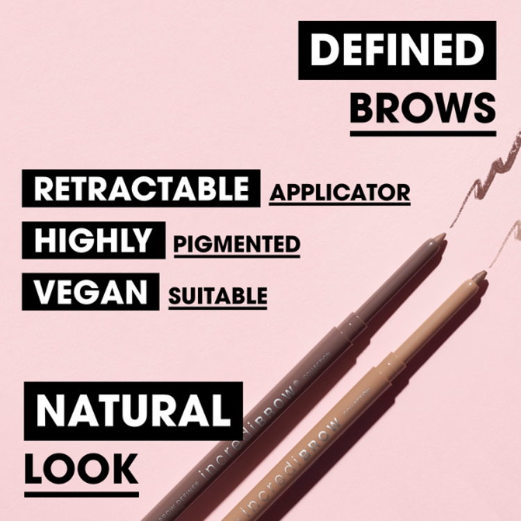 Collection Collection Incredibrow Eyebrow Definer – Dark Brunette – Intrekbaar wenkbrauwpotlood