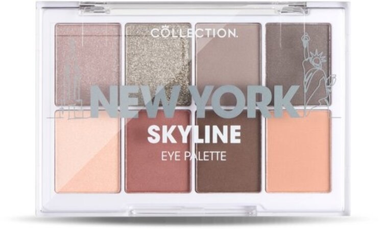 Collection Collection New York Skyline Oogschaduw Palette – 8 Matte & Metallic Tinten – Vegan