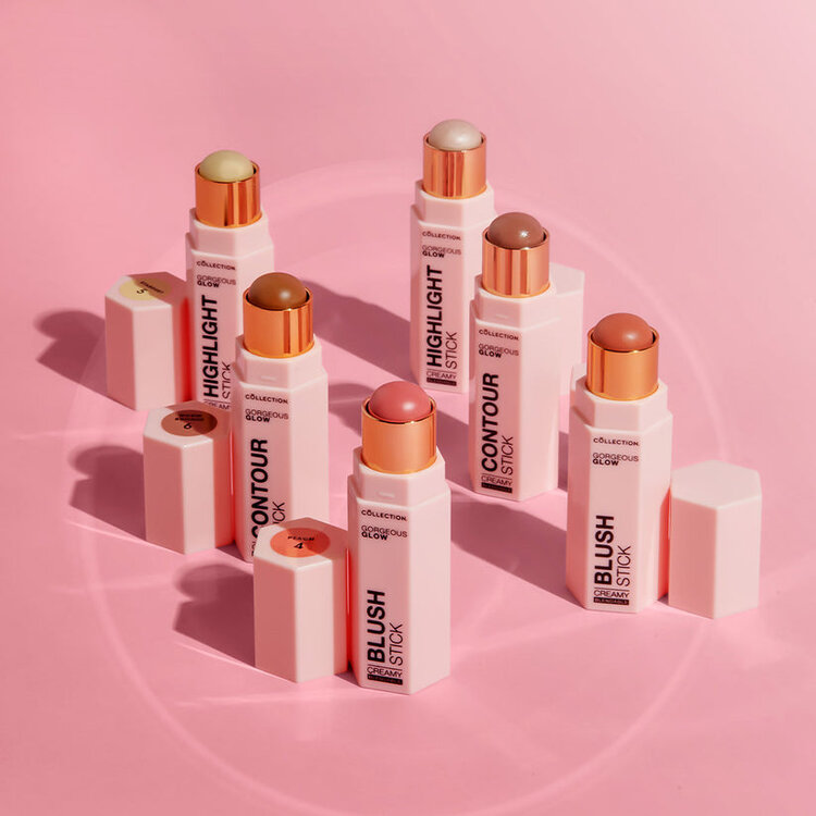 Collection Collection Gorgeous Glow Blush Stick 1 - Crème Blush Stick - Blendbaar - Glowy Finish