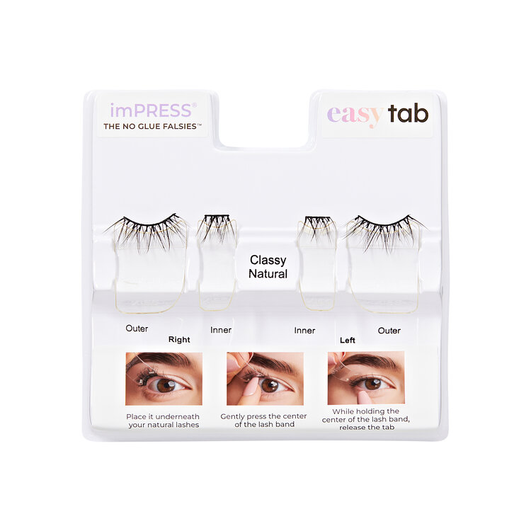 imPRESS imPRESS Falsies easy tab 6mm-10mm | Classy Natural