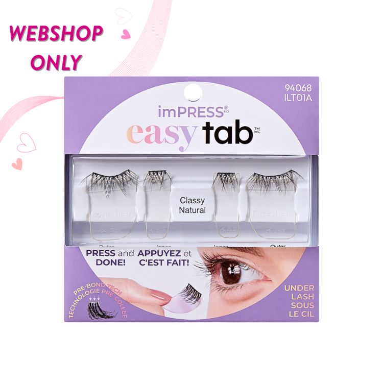 imPRESS imPRESS Falsies easy tab 6mm-10mm | Classy Natural