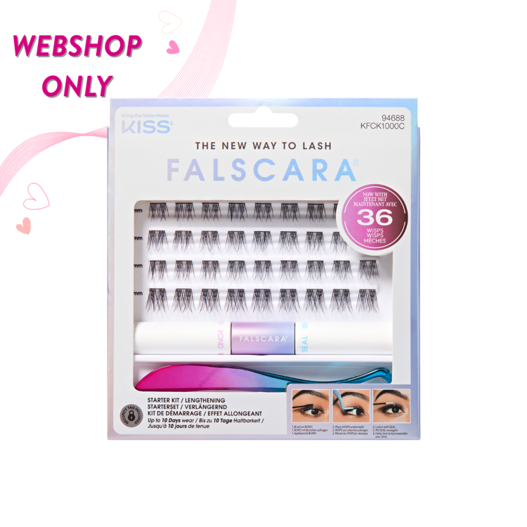 Kiss Falscara Starter Kit 10mm-12mm | Lengthening