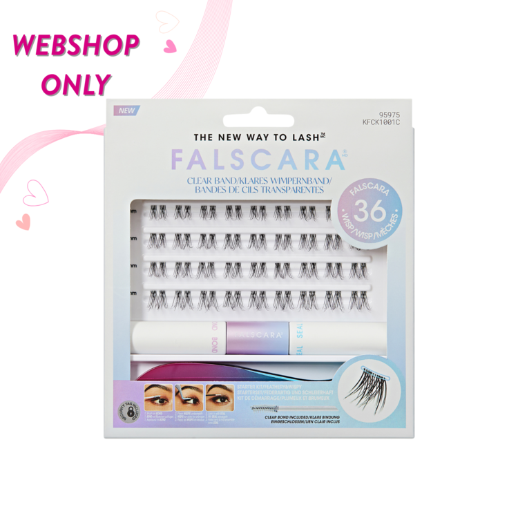 Kiss Falscara Starter Kit 8mm-12mm | Clear Band