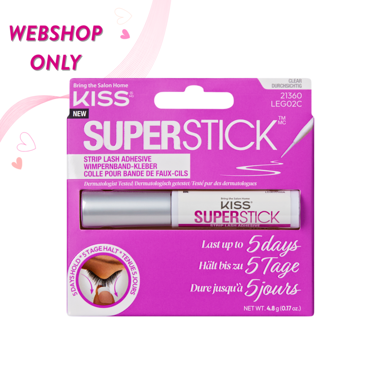 Kiss Superstick Strip Lash Adhesive | Clear