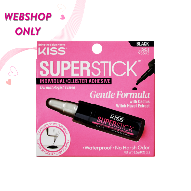 Kiss Superstick Cluster Lash Adhesive | Black