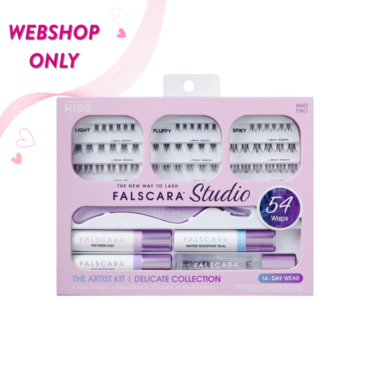 Kiss Falscara Studio Kit 8mm-12mm | Delicate