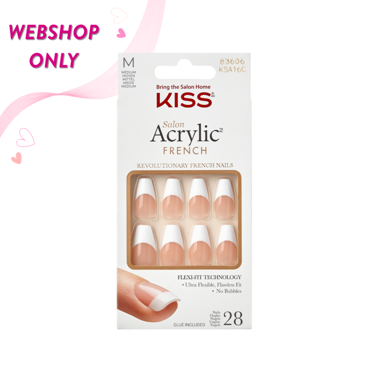 Kiss Salon Acrylic French-Je T'Aime