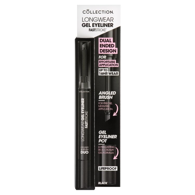 Collection Fast Stroke Longwear Gel Eyeliner & Brush Duo | Black