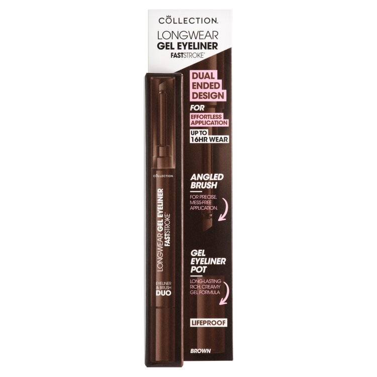 Collection Fast Stroke Longwear Gel Eyeliner & Brush Duo | Brown