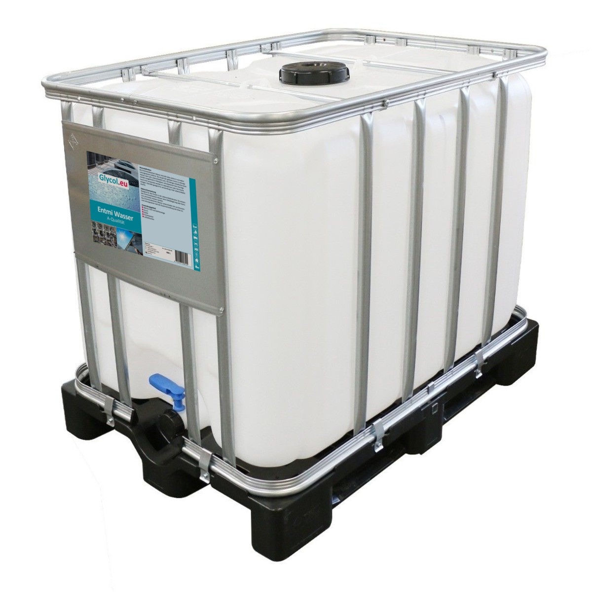 1000 Liter IBC vollentsalztes Wasser (demineralisiertes Wasser